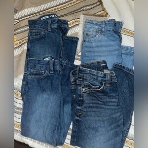 Bundle of 4 boys cat & jack jeans size 5